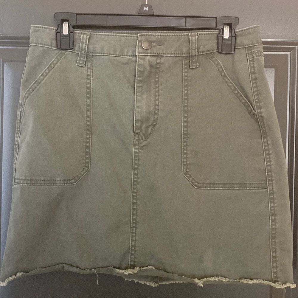 Olive Green Skirt